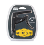 Black XTR Trigger Style Acoustic Guitar Capo with adjustable clamp for easy one-handed operation.