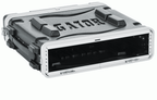 Gator GR-2L molded PE rack case 2U with secure latches, black protective storage for audio or equipment rack gear