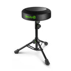 Gravity GFDSEAT1 Round Musicians Stool with Folding Tripod Design. 100kg Max. Load