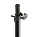 Gravity GLS431B lighting stand with base plate and 3-point mounting, featuring adjustable height and sturdy construction for studio use.
