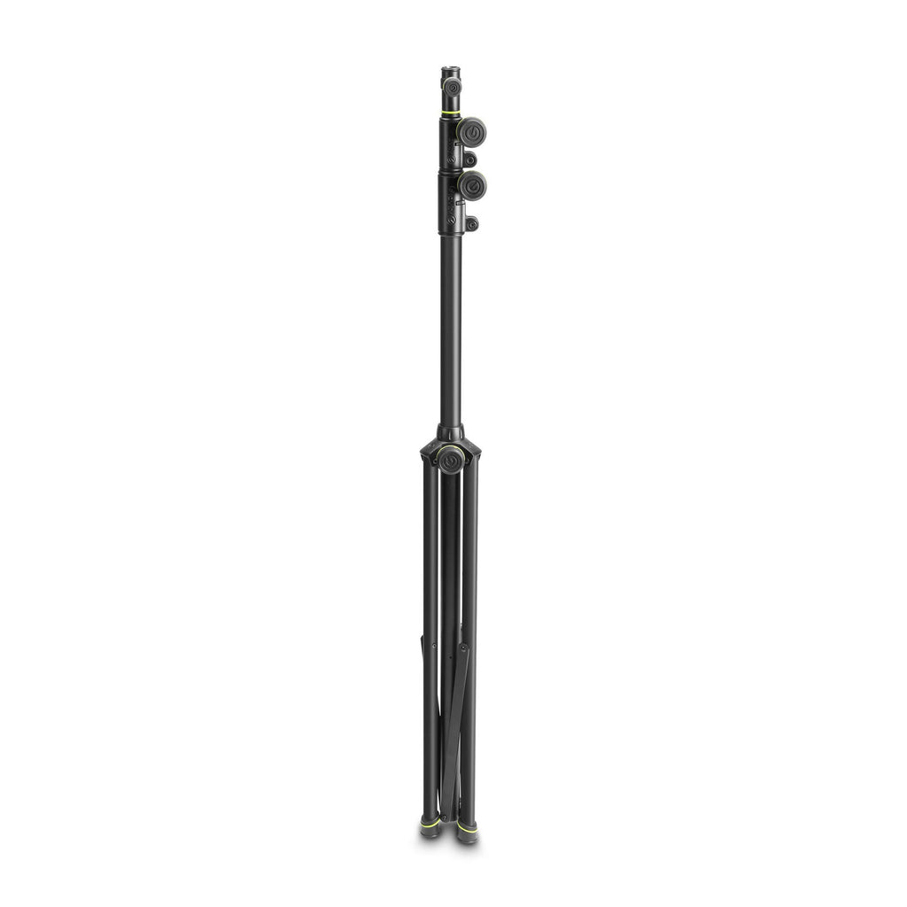 Gravity GLSTBTV17 tripod lighting stand with square T-Bar, compact support for studio or photography lighting setups.
