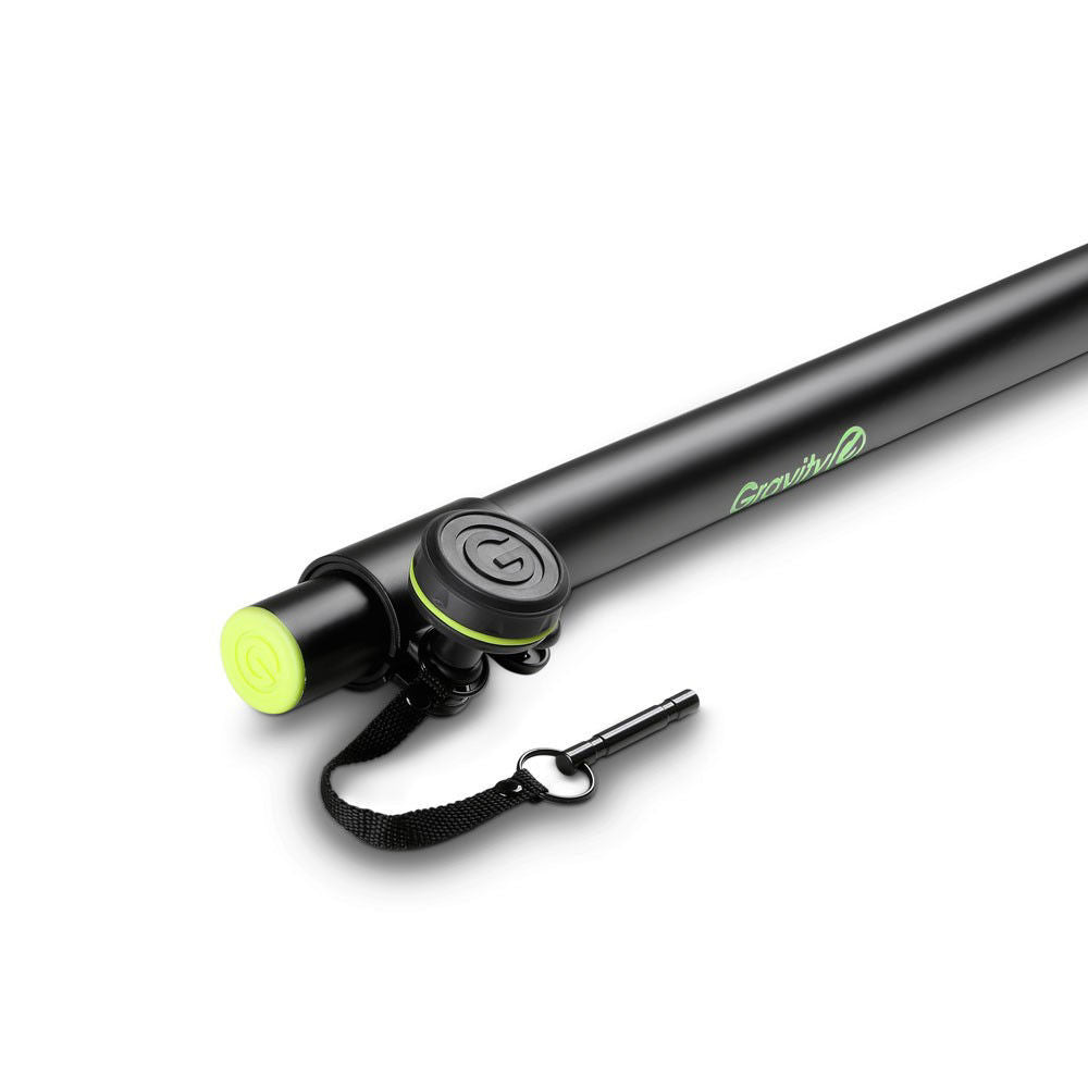 Gravity GSP2332B M20 speaker distance pole for mounting and positioning speakers in audio setups.