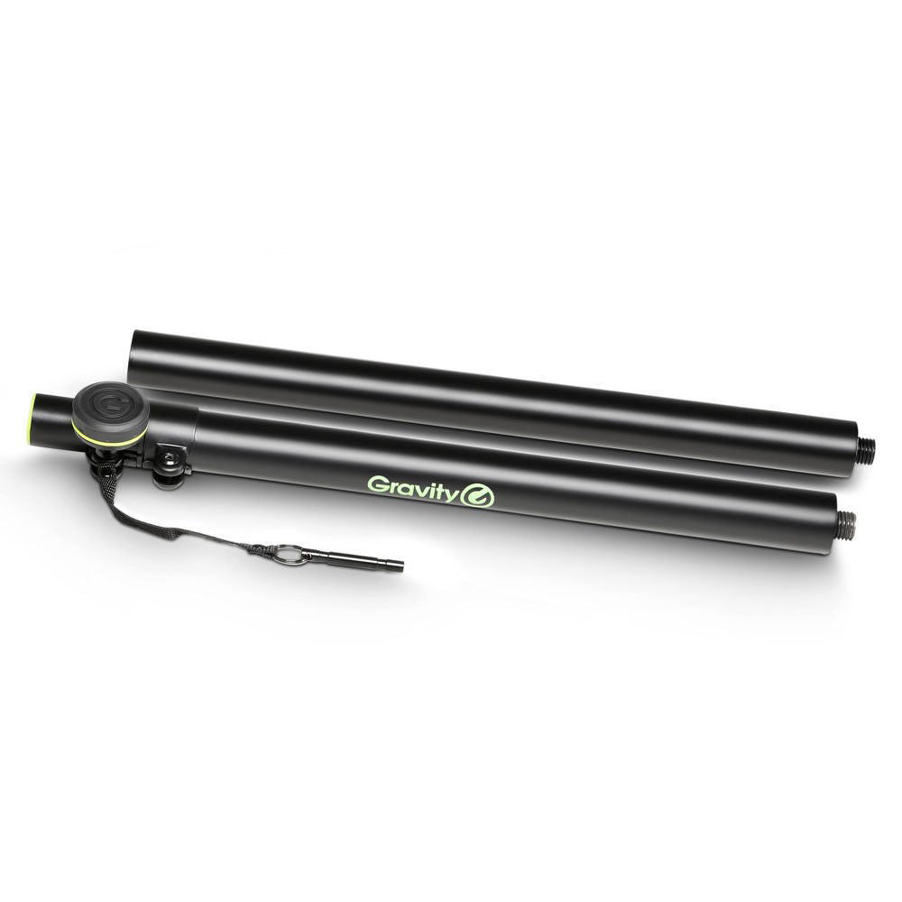 Gravity SP2332TPB Two Part Speaker Pole 35 mm to M20 1400 mm