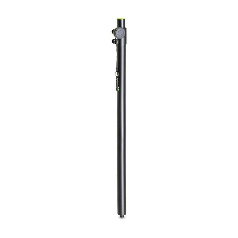 Gravity SP2342B adjustable speaker pole, 35mm to M20, black, 1800mm height, suitable for mounting speakers securely