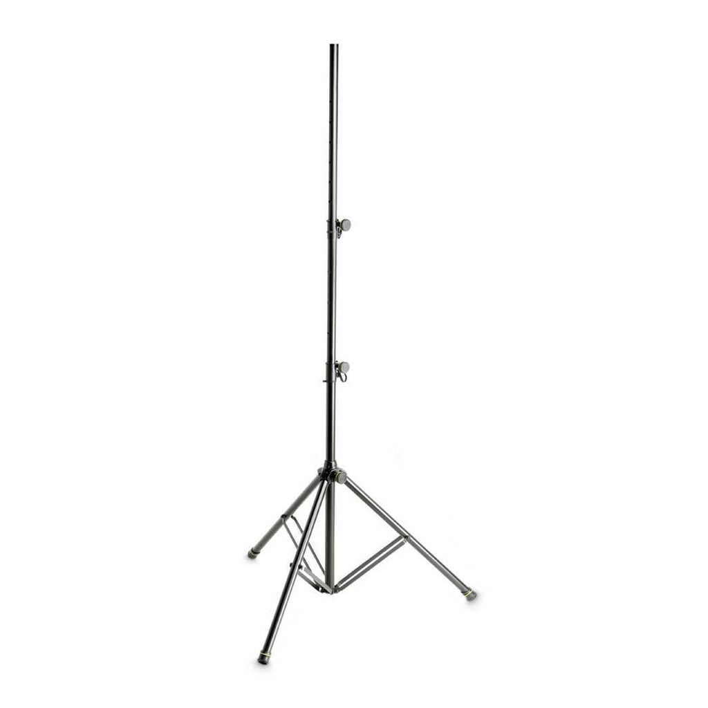 Gravity GSP5522B tripod speaker and lighting stand, 3m height, supports up to 30kg, sturdy stand for professional audio and lighting setups.