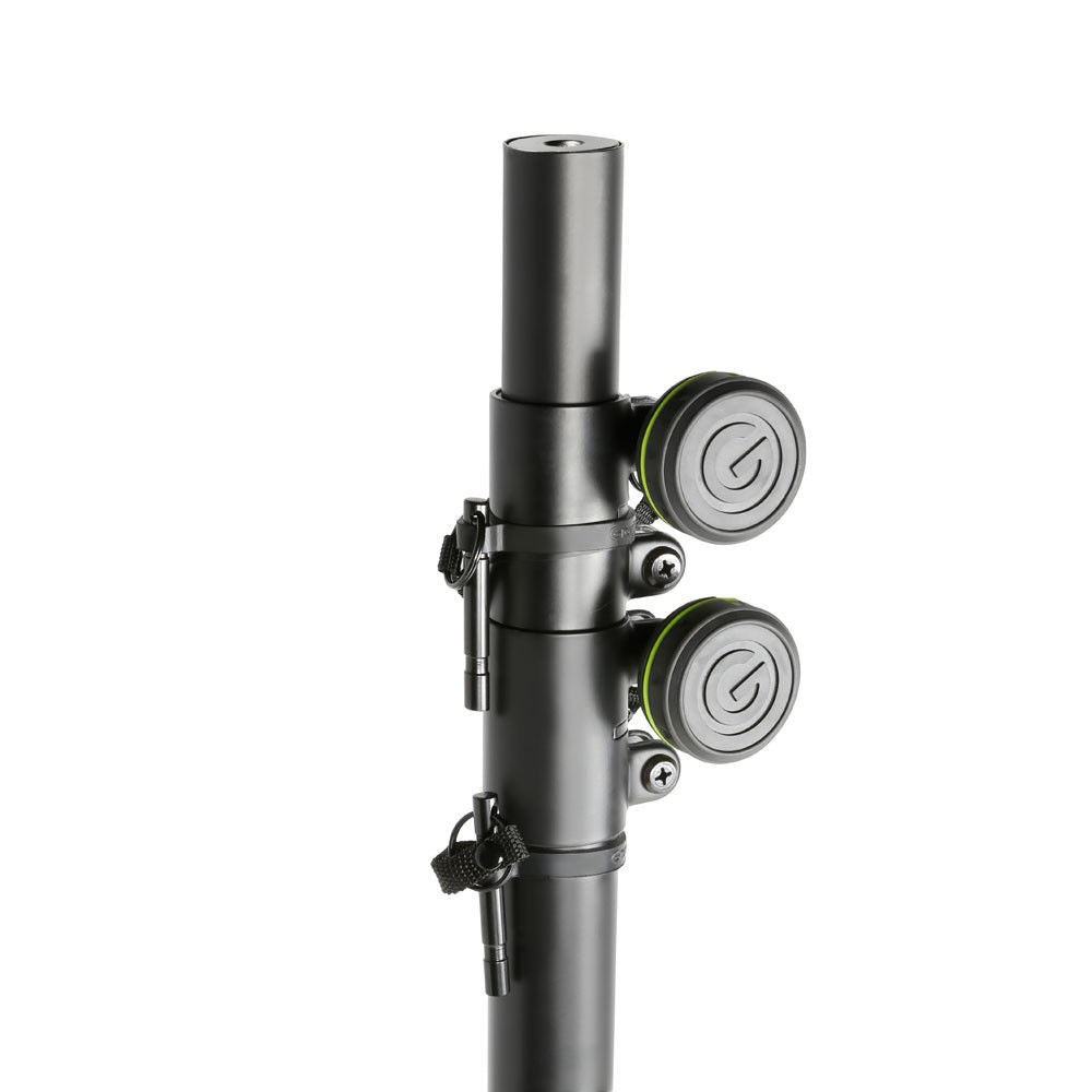 Gravity GSP5522B tripod speaker and lighting stand, 3m height, supports up to 30kg, sturdy metal construction for audio and lighting setups.