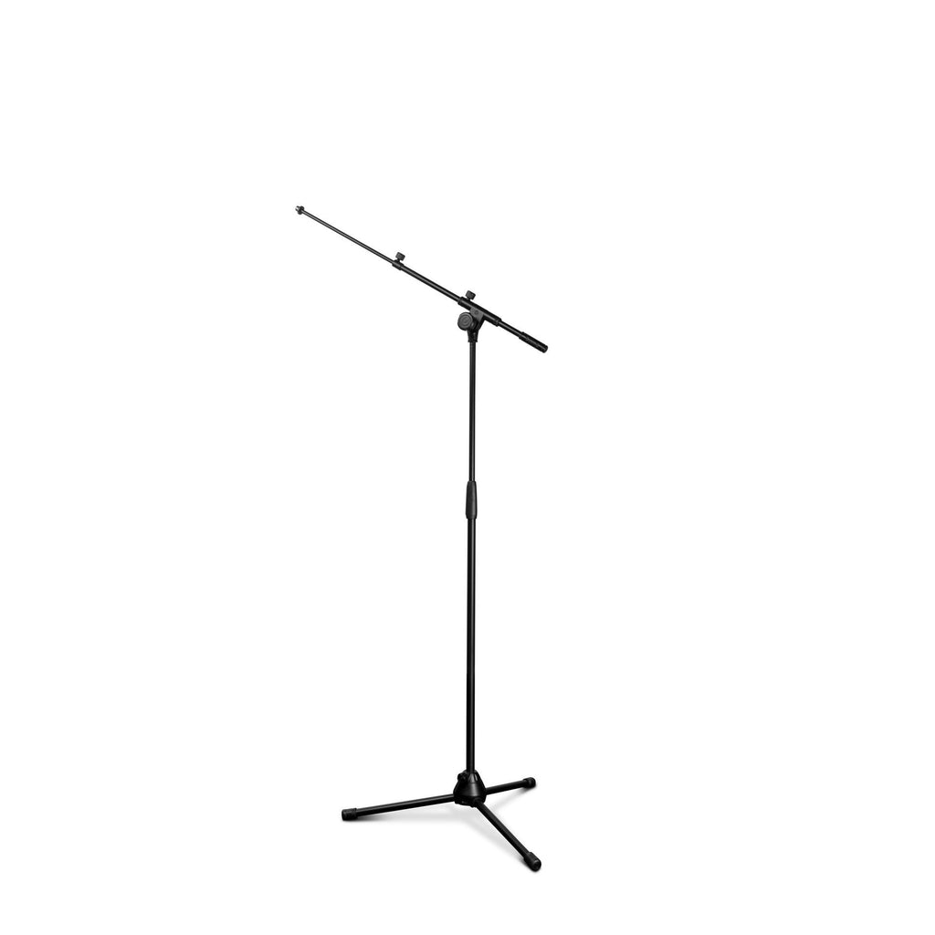 Gravity TMS4322B Touring Series tripod mic stand with adjustable extension boom, 51-88cm, for versatile microphone setup.