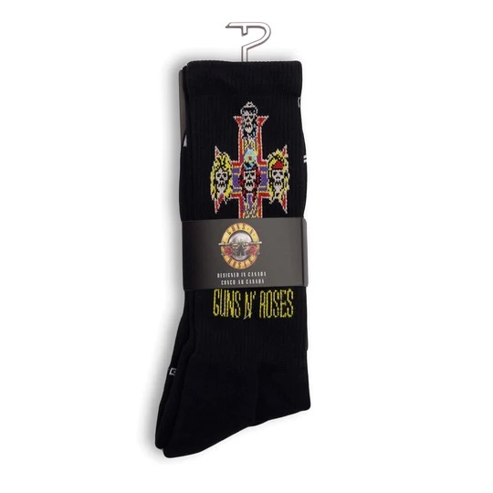 Perris Appetite For Destruction Large Crew Socks in Black-1 Pair