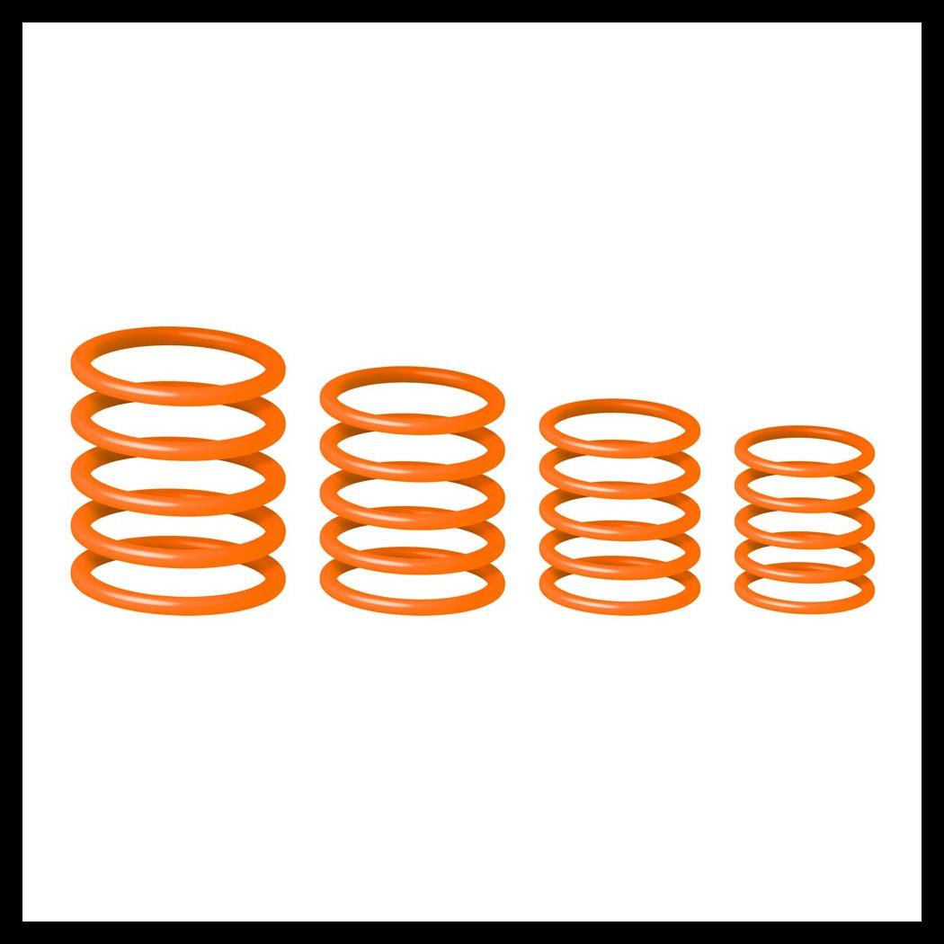 Gravity RP5555ORG1 Universal Gravity Ring Pack Electric Orange