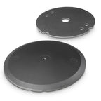 Gravity WB123SET1B Round Cast Iron Base And Weight Plate Set For M20 Poles