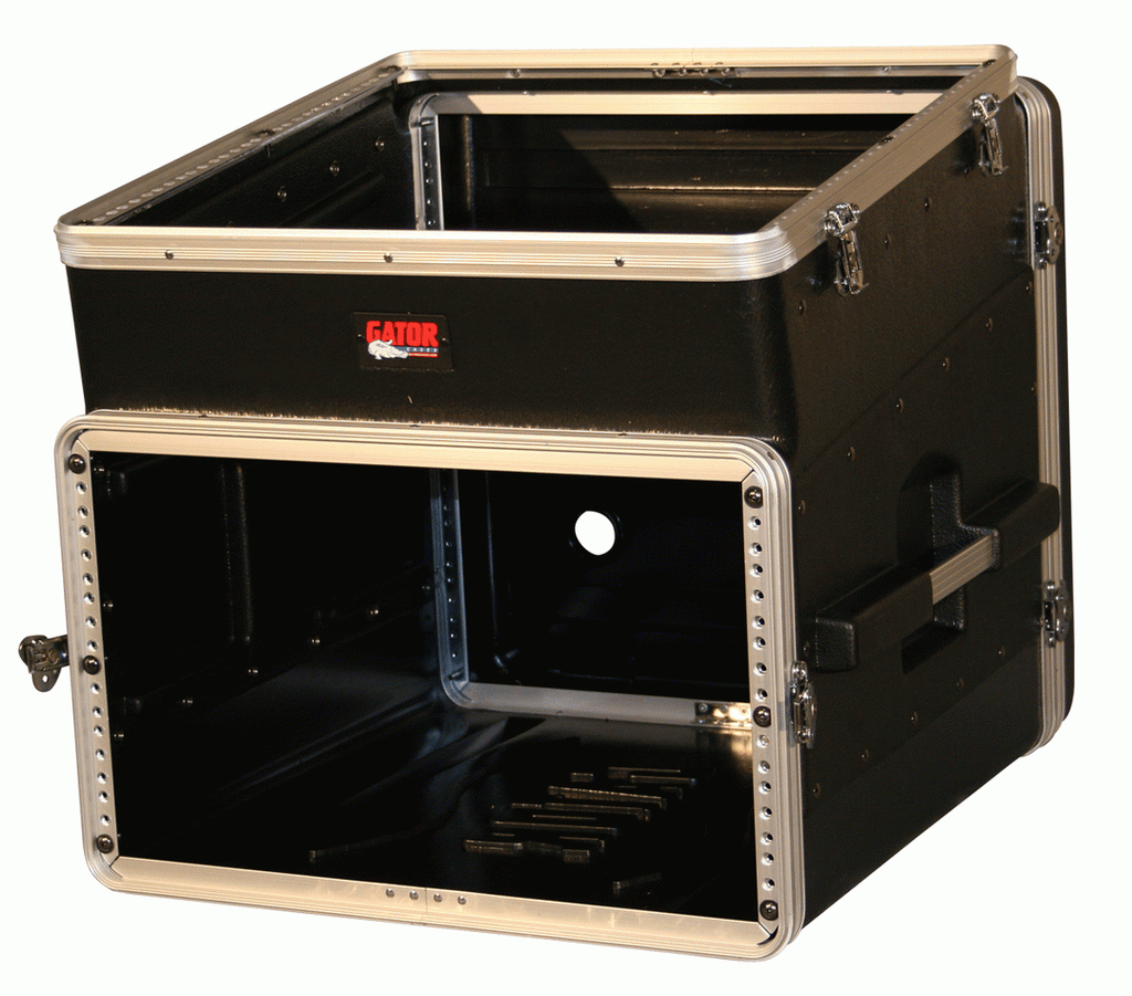GATOR GRC-10X6 MOLDED PE SLANT TOP RACK