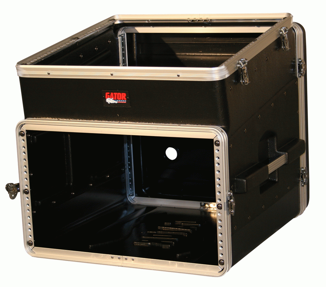 GATOR GRC-10X6 MOLDED PE SLANT TOP RACK