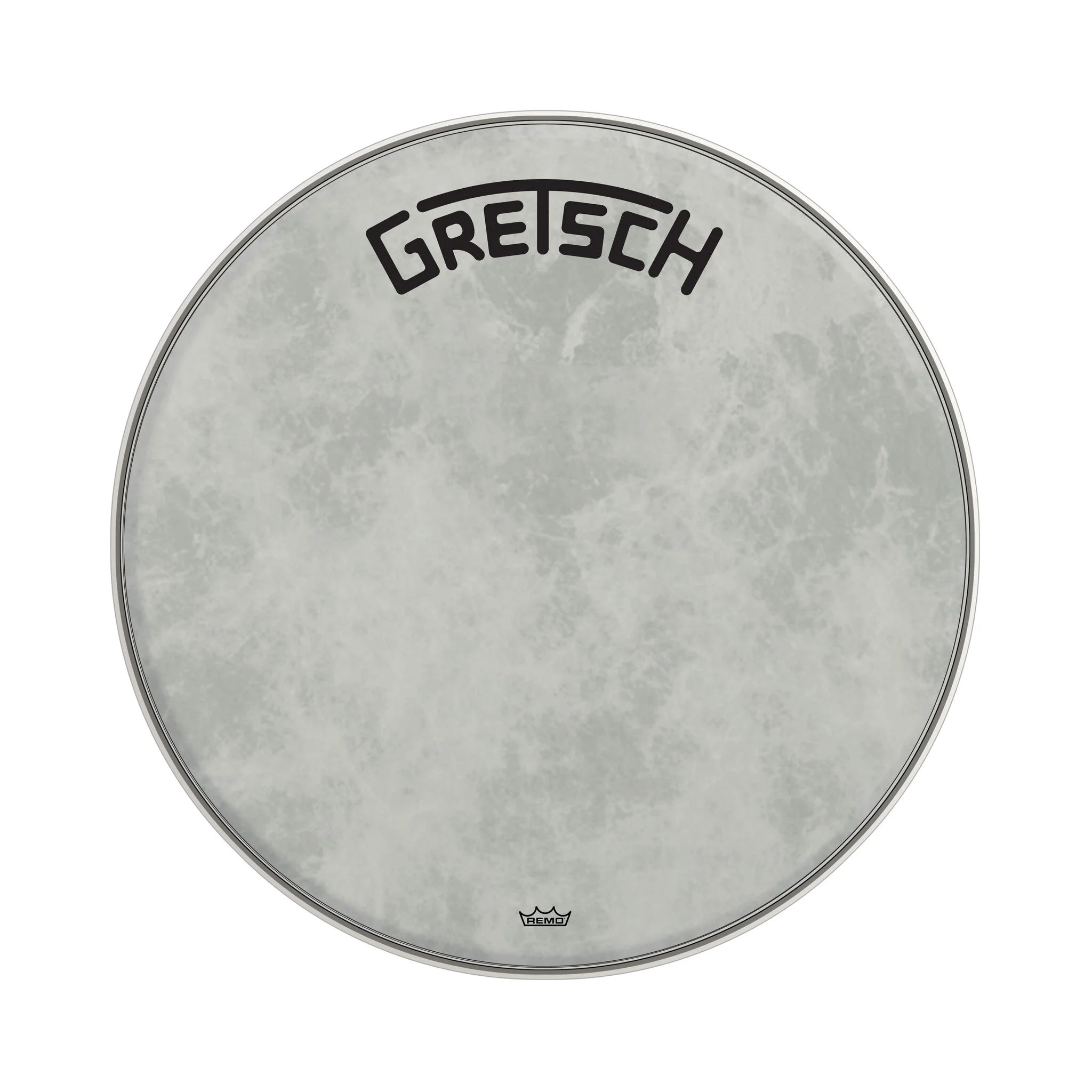 Gretsch 24 FiberSkyn Bass Drum Reso Head w/Broadkaster Logo
