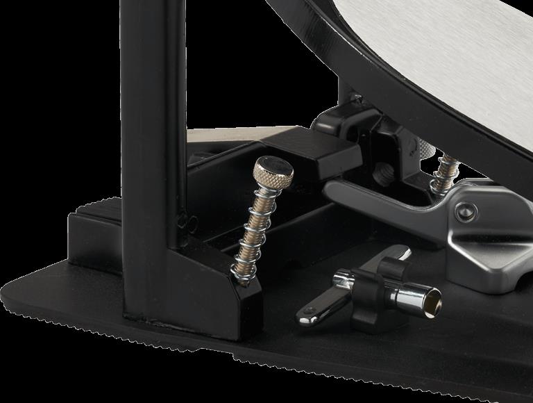 Gretsch G3 single bass drum pedal with black footplate and chrome accents, designed for precise drumming performance.