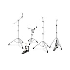 Gretsch G3 hardware pack with drum stands and accessories, includes cymbal stands, snare stand, and hardware components for drums.