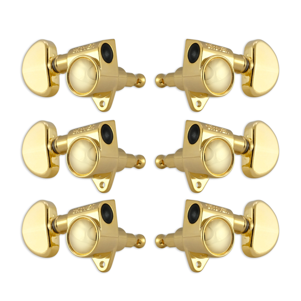 Grover GRO102G Original Rotomatic 3-Aside Machine Heads - Gold