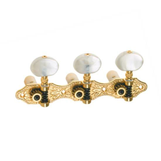 Grover 35mm Gold Plated Deluxe Machine Heads to suit Classical Guitar