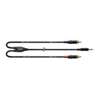 Cordial Y-Adapter Cable 3.5mm TRS Plug - 2x RCA Plugs - 3m