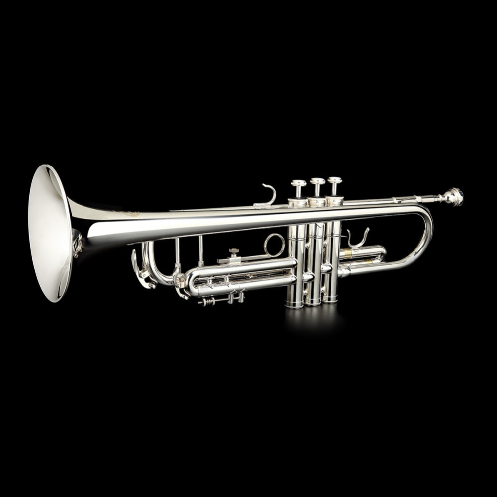 Grassi GRTR210AG Trumpet Bb Silver Plated with Stainless Pistons