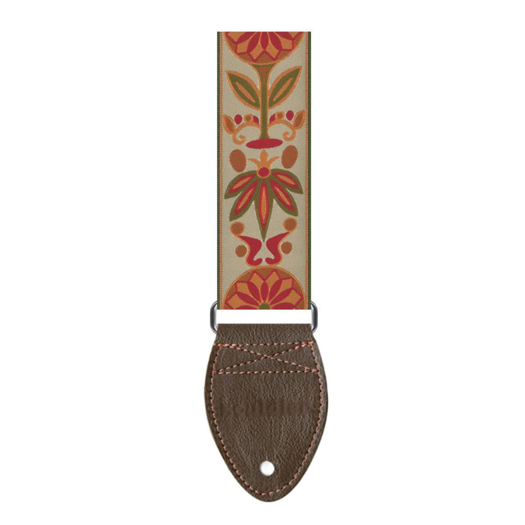 Souldier USA Guitar Strap 2in - Daisy Maroon