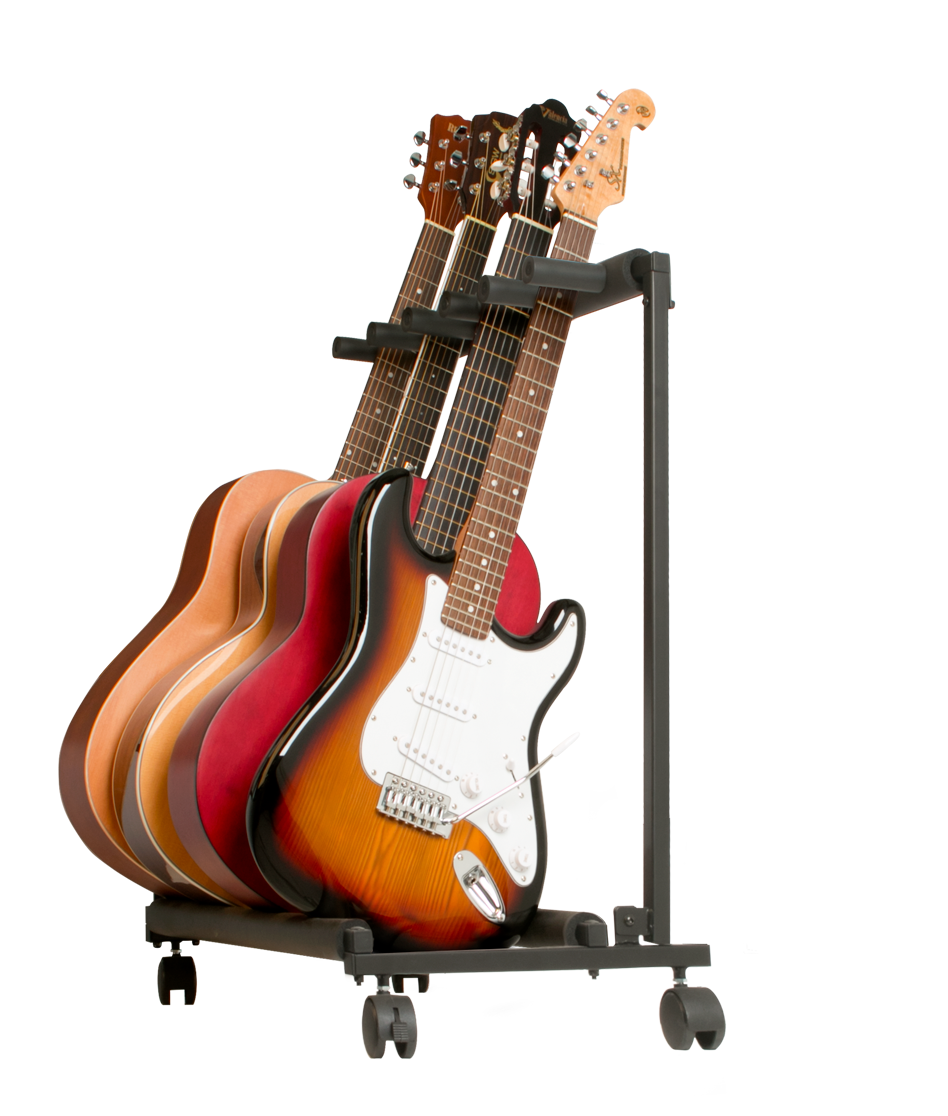 Xtreme GS805 5-Way Guitar Stand - with wheels