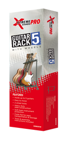 Xtreme GS805 5-Way Guitar Stand - with wheels