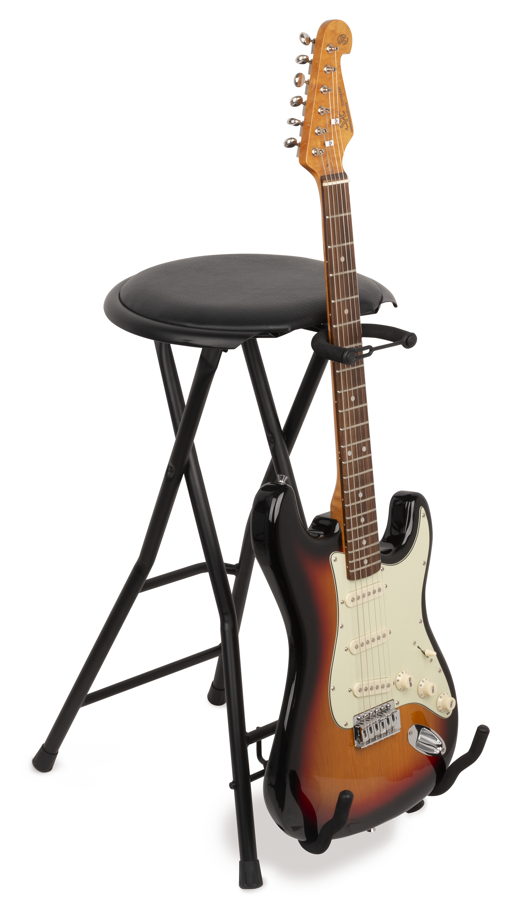 Xtreme GS811 Guitar Performer Stool with Guitar Stand
