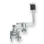 Gibraltar GSCCLAC cymbal L-arm with adjustable clamp for drum hardware, featuring a sturdy metal construction and versatile mounting.