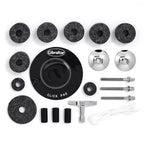 Gibraltar GSCDTK Drummers Essentials Tech Kit with drum hardware and accessories on a plain background.