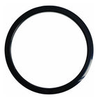 Black Gibraltar 5-inch bass drum port hole protector, made of durable material, designed to fit Gibraltar drum kits.