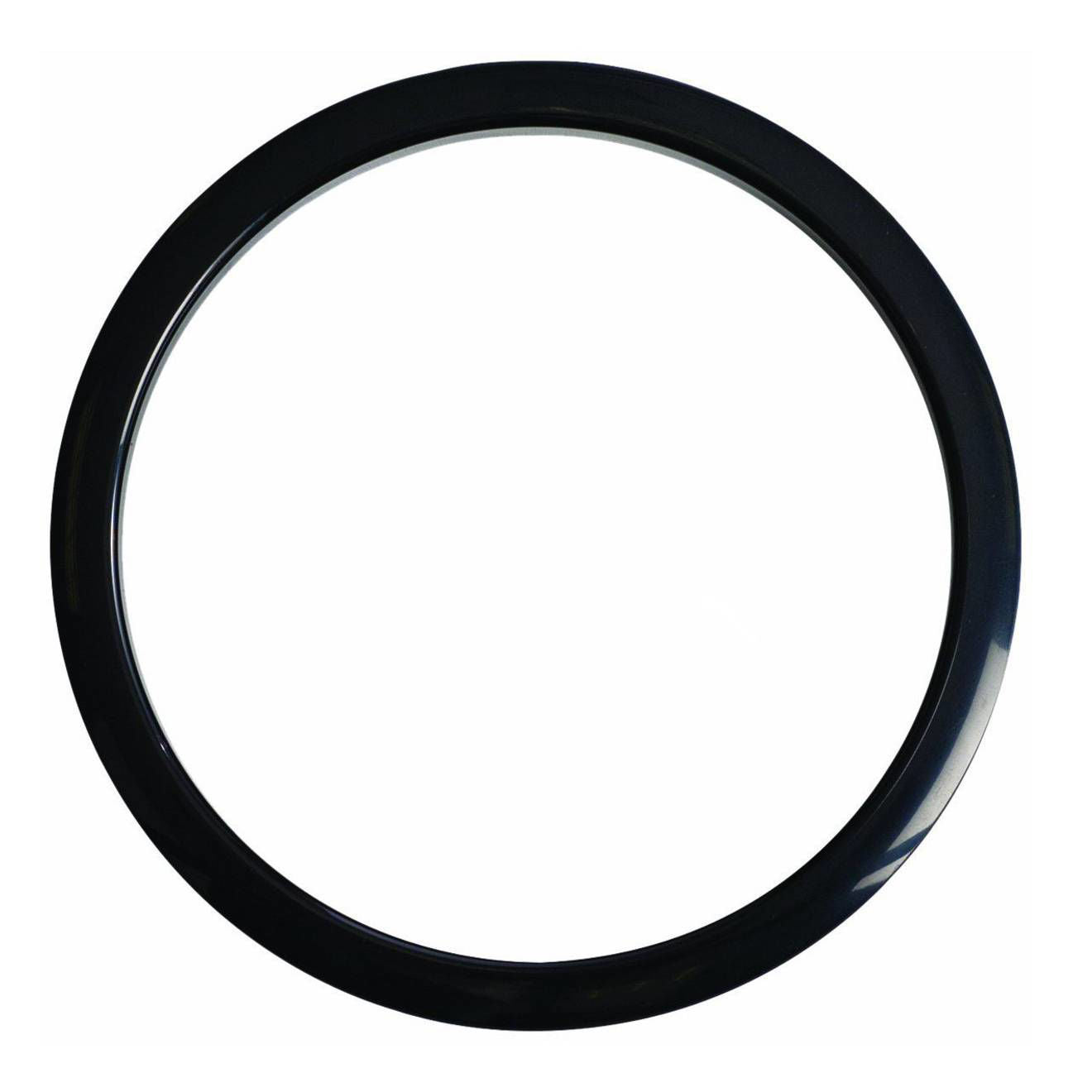 Black Gibraltar 5-inch bass drum port hole protector, made of durable material, designed to fit Gibraltar drum kits.