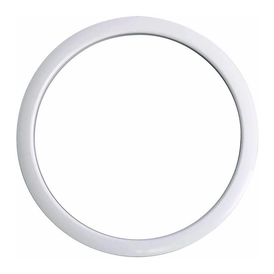 Gibraltar 6-inch white bass drum port hole protector for drum resonance and protection, designed for GMI drum models.