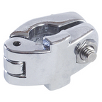 Gibraltar GSCHML127 12.7mm hinged memory lock for drum hardware, shown in black with metal hinge and locking mechanism.