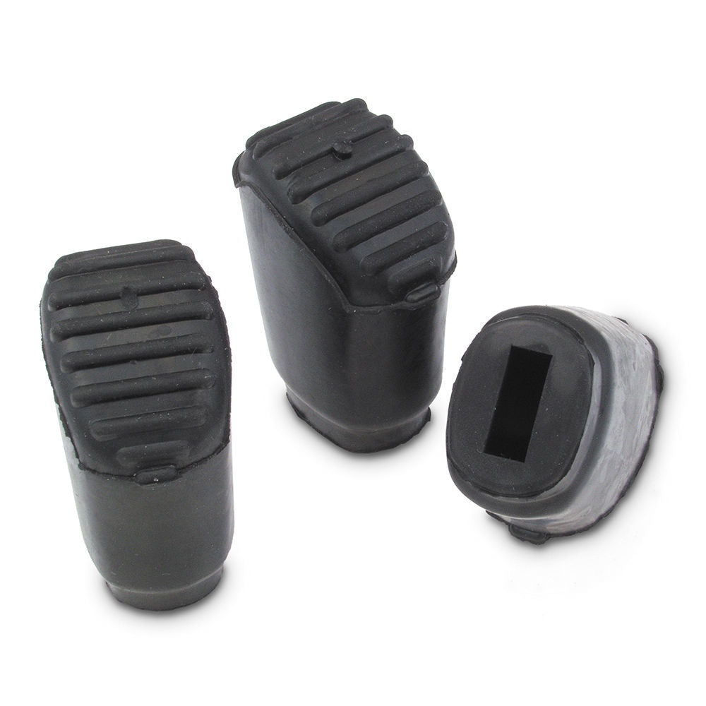 Gibraltar GSCPC07 large rubber feet for drum hardware, set of 3, with textured black rubber surface for stable drum equipment support.