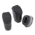 Gibraltar GSCPC07 large rubber feet for drum hardware, set of 3, with textured black rubber surface for stable drum equipment support.