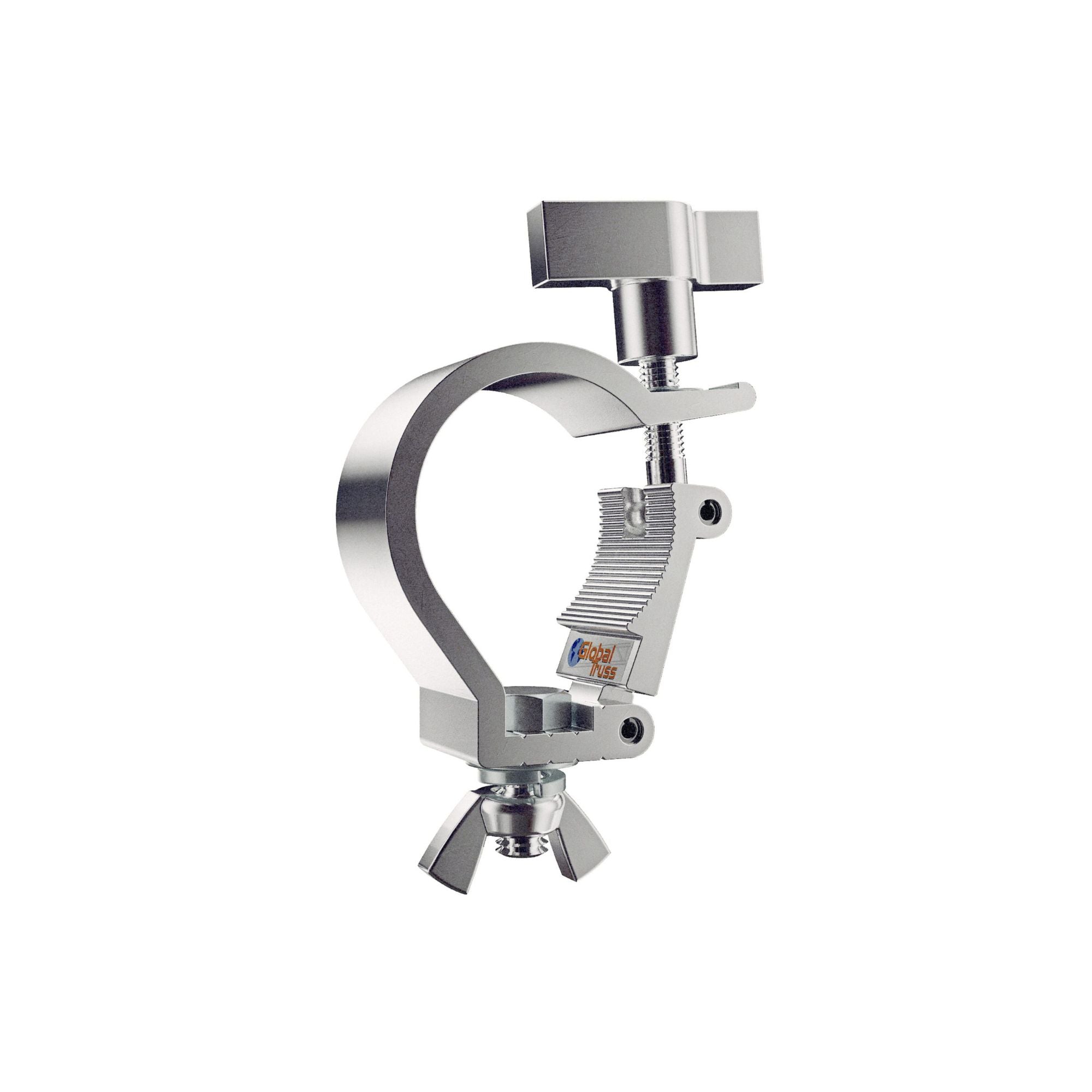 Global Truss 50mm√ò 100kg Quick Twist  Half-Coupler with M10 Bolt - Silver