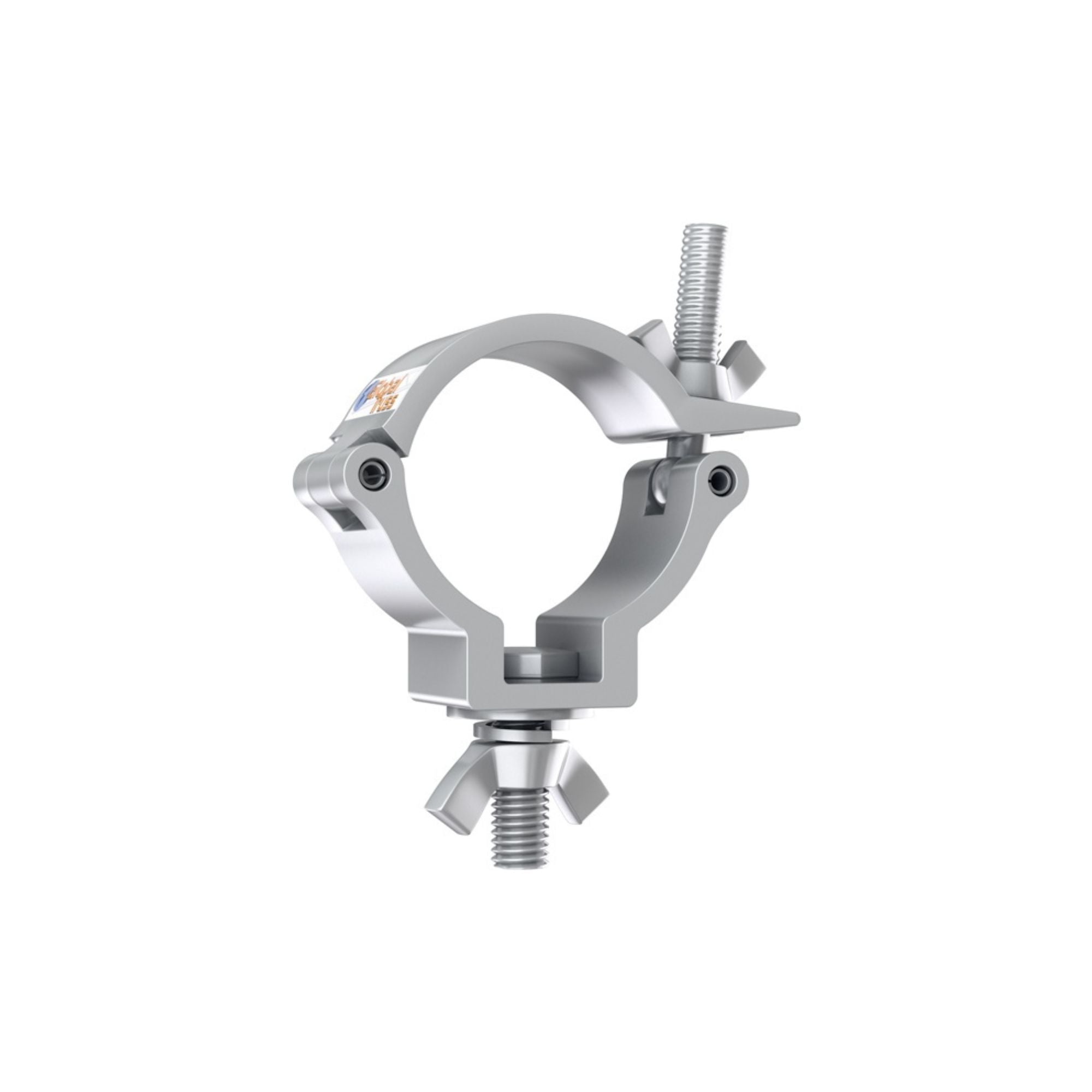 Global Truss 50mm√ò Light Duty (100kg) Half-Coupler with M10 Bolt - Silver