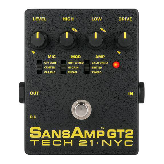 Tech 21 SansAmp GT2 Guitar Pedal