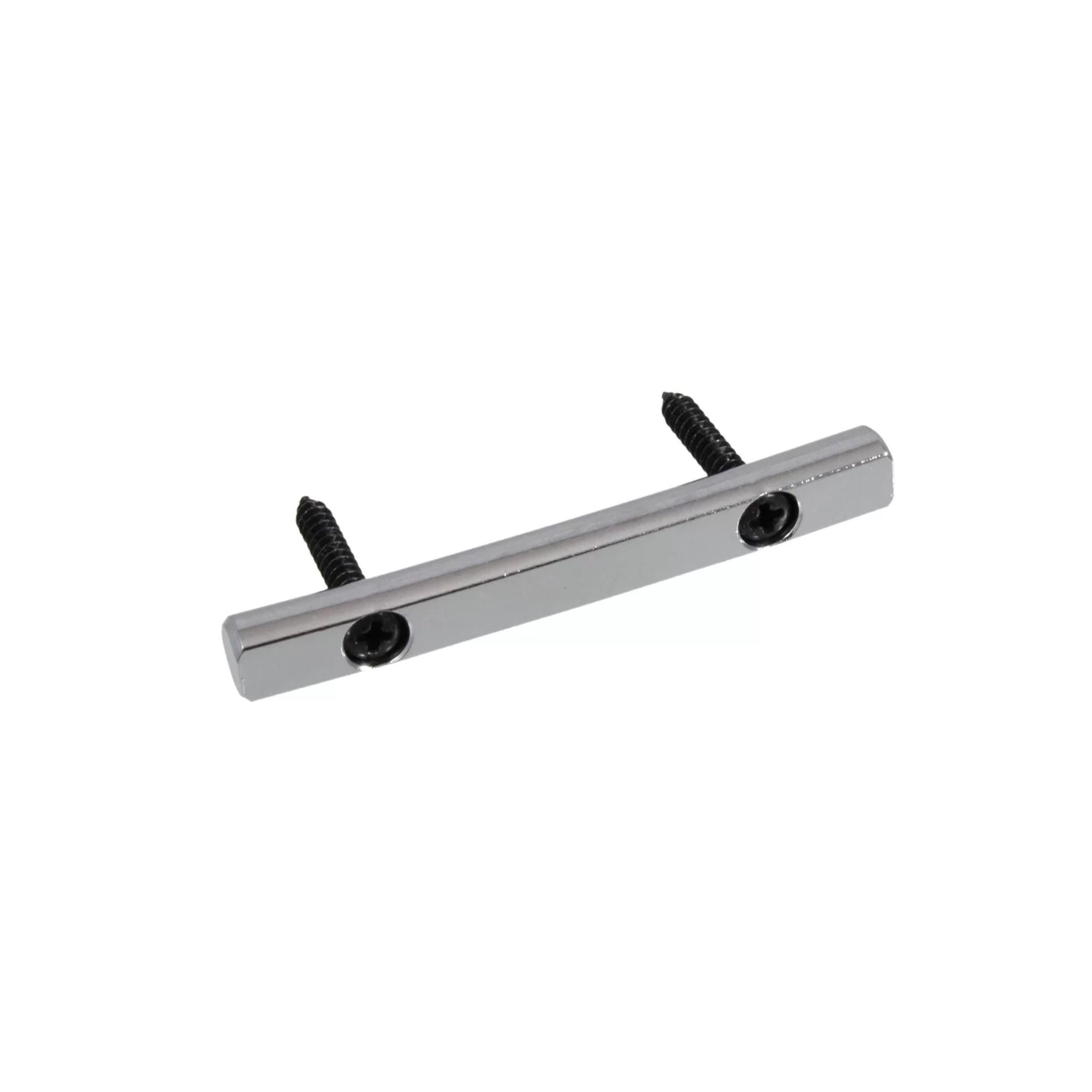 Chrome Floyd Rose string bar for guitar by Allparts, showing the sleek metal component used in guitar tremolo systems.