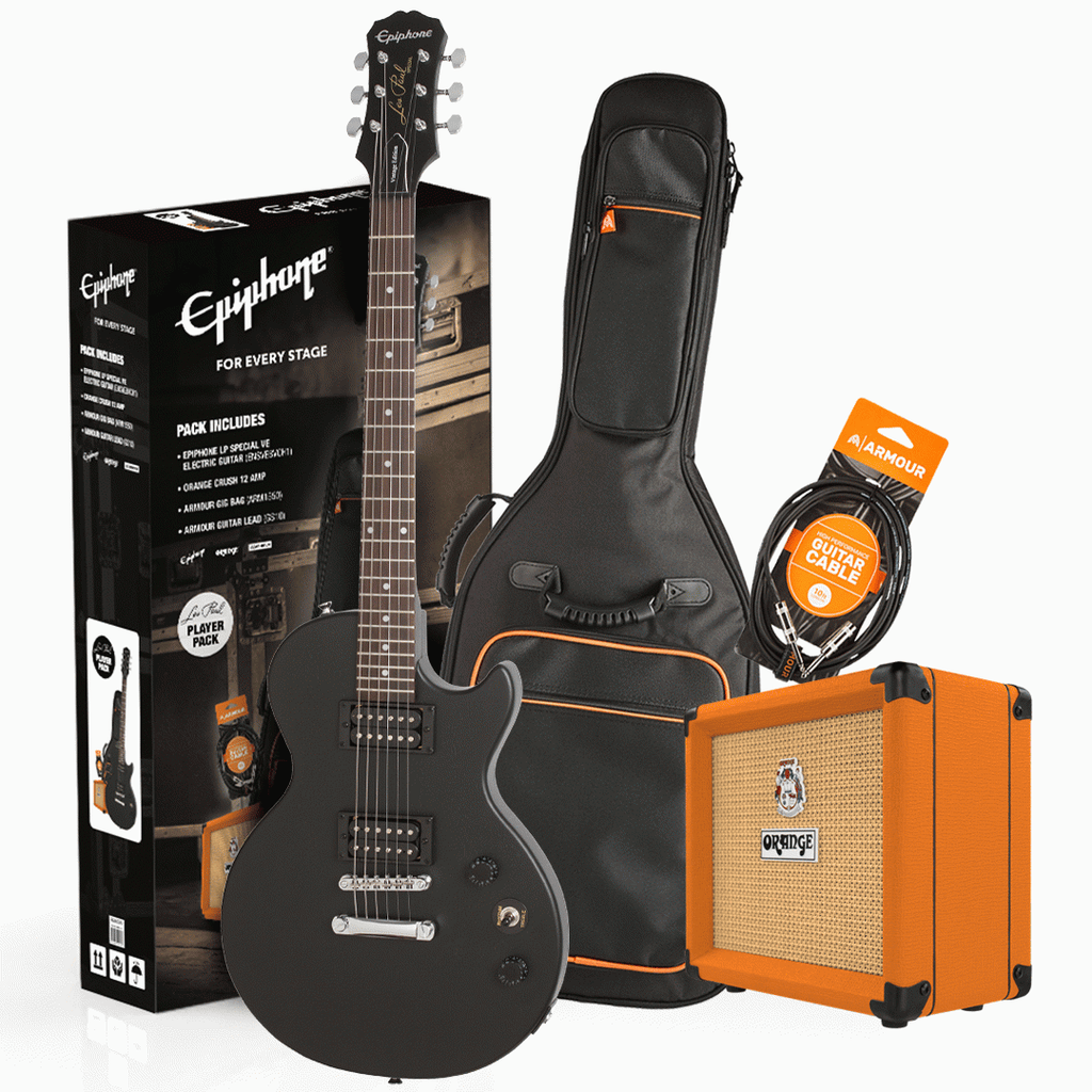 Epiphone Les Paul Special E1 Guitar Pack with Orange Crush Amplifier & Accessories