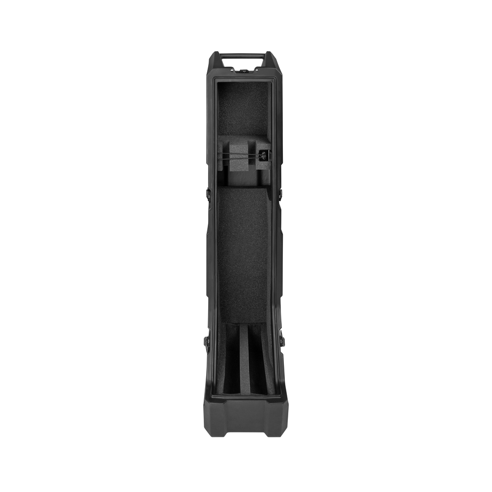 Gator GTRMINIVAULTB2 Roto-Molded Mini Vault 2 bass guitar case showing durable exterior and secure latches