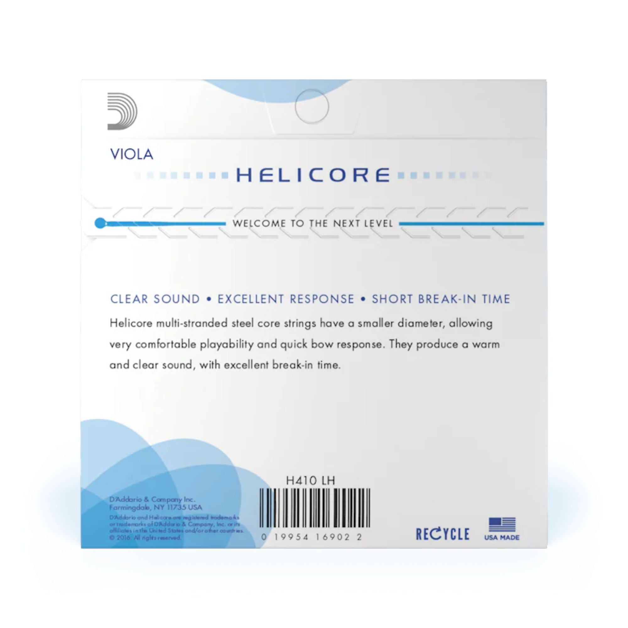 D'Addario Helicore Viola String Set, Long Scale, Heavy Tension