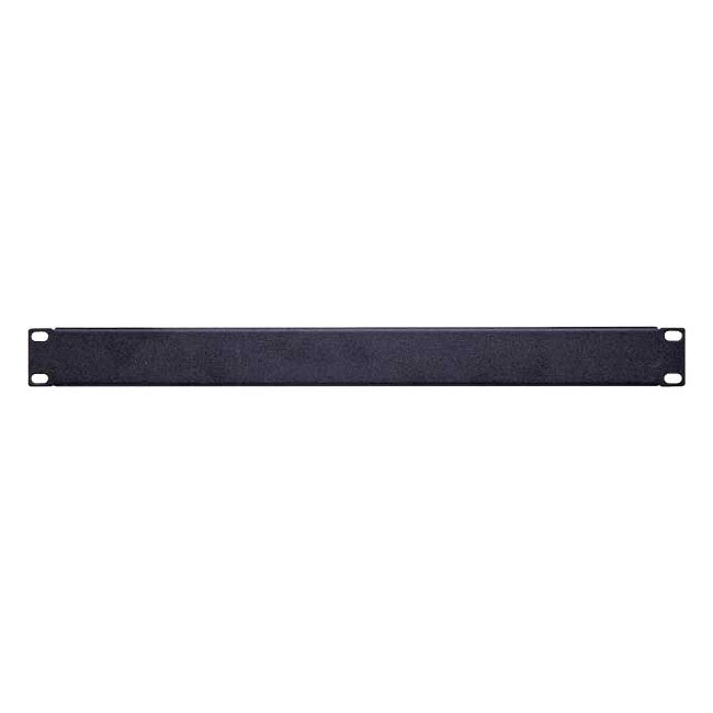 Zip Rack 19 Steel Blanking Rack Panel - Black