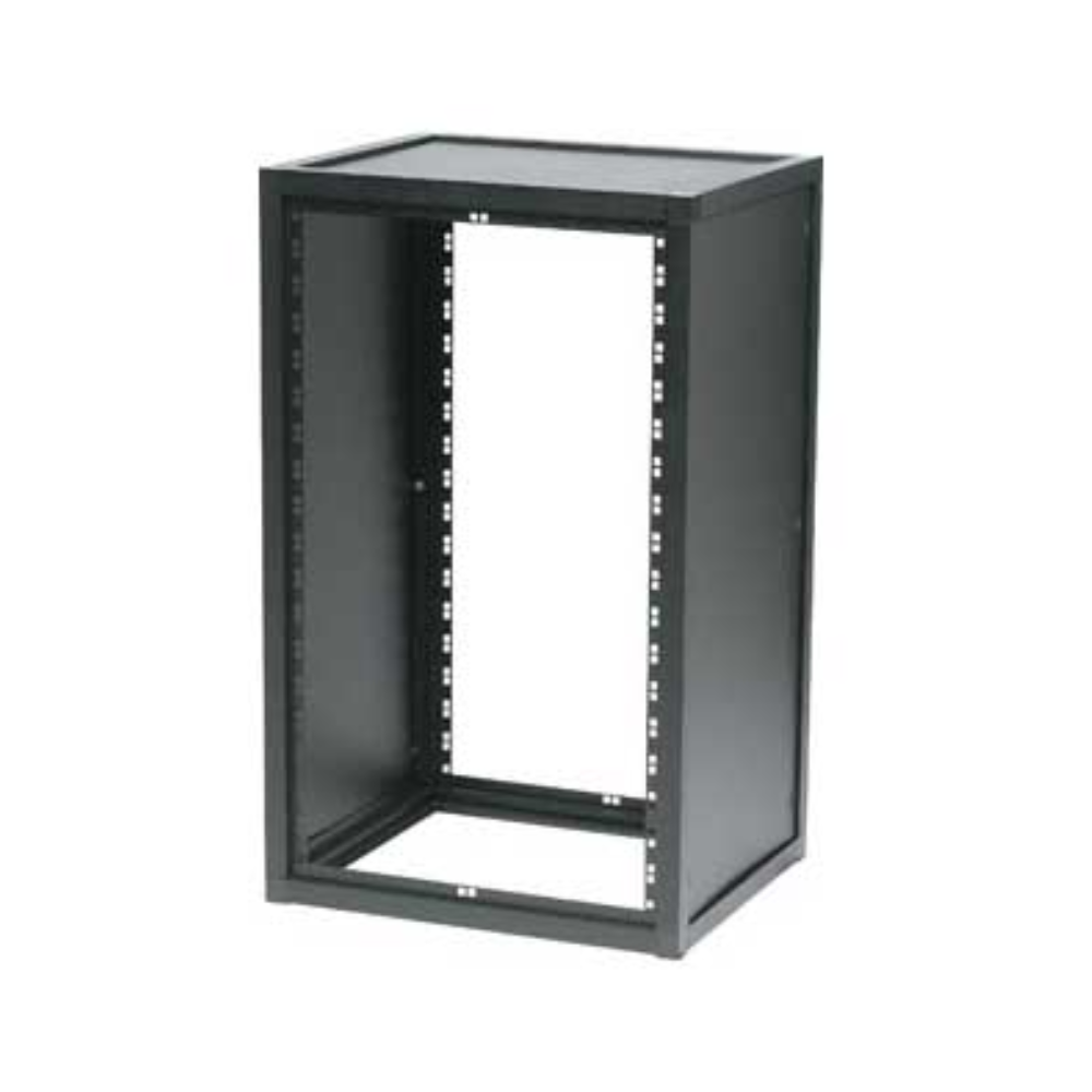 Altronic 18U 600mm deep 19-inch rack frame panel set with metal construction and mounting holes for server rack installation.