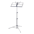 Hamilton KB340F Advanced Folding Musical Stand with adjustable height and lightweight design for easy transport and secure sheet music.