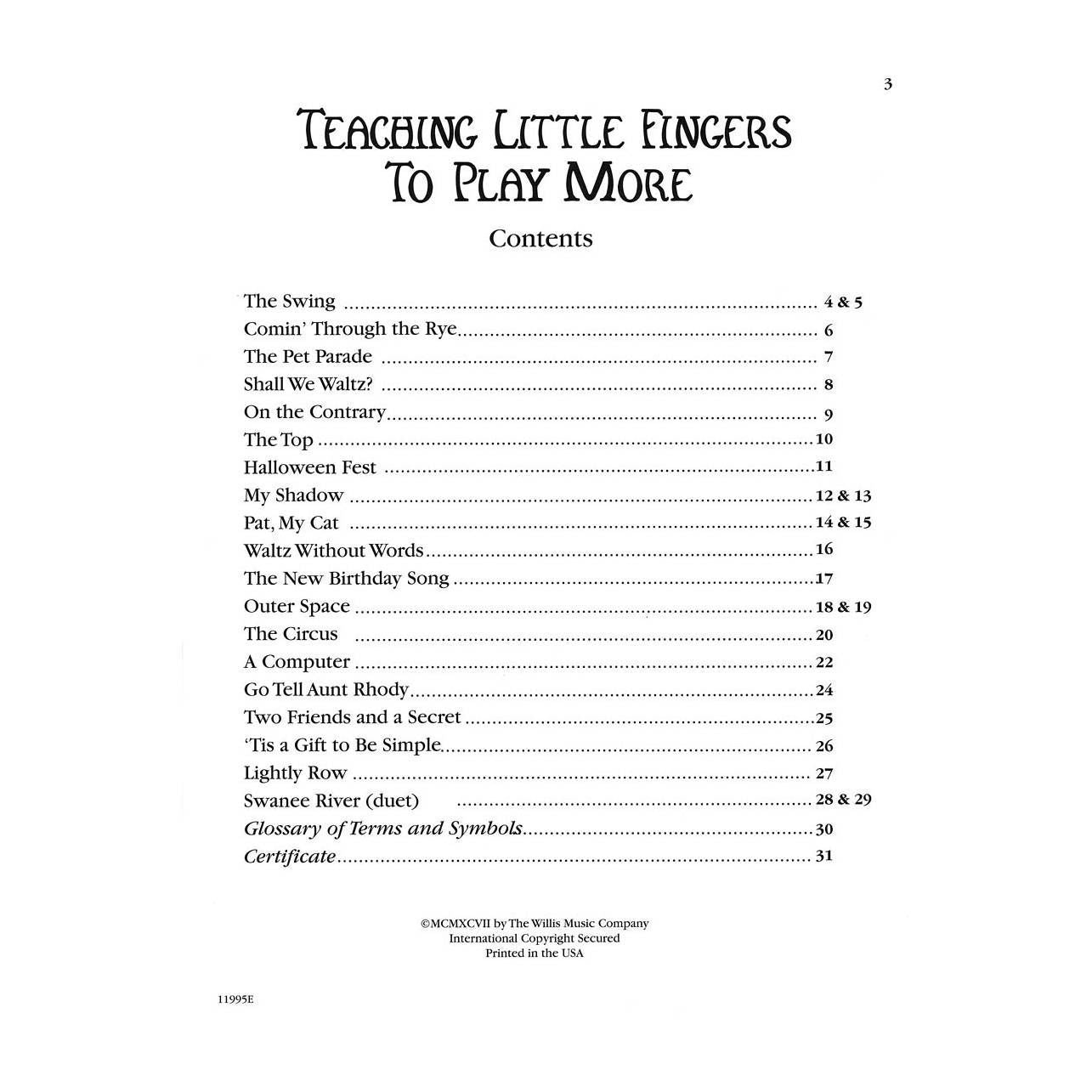 Teaching Little Fingers to Play More Book