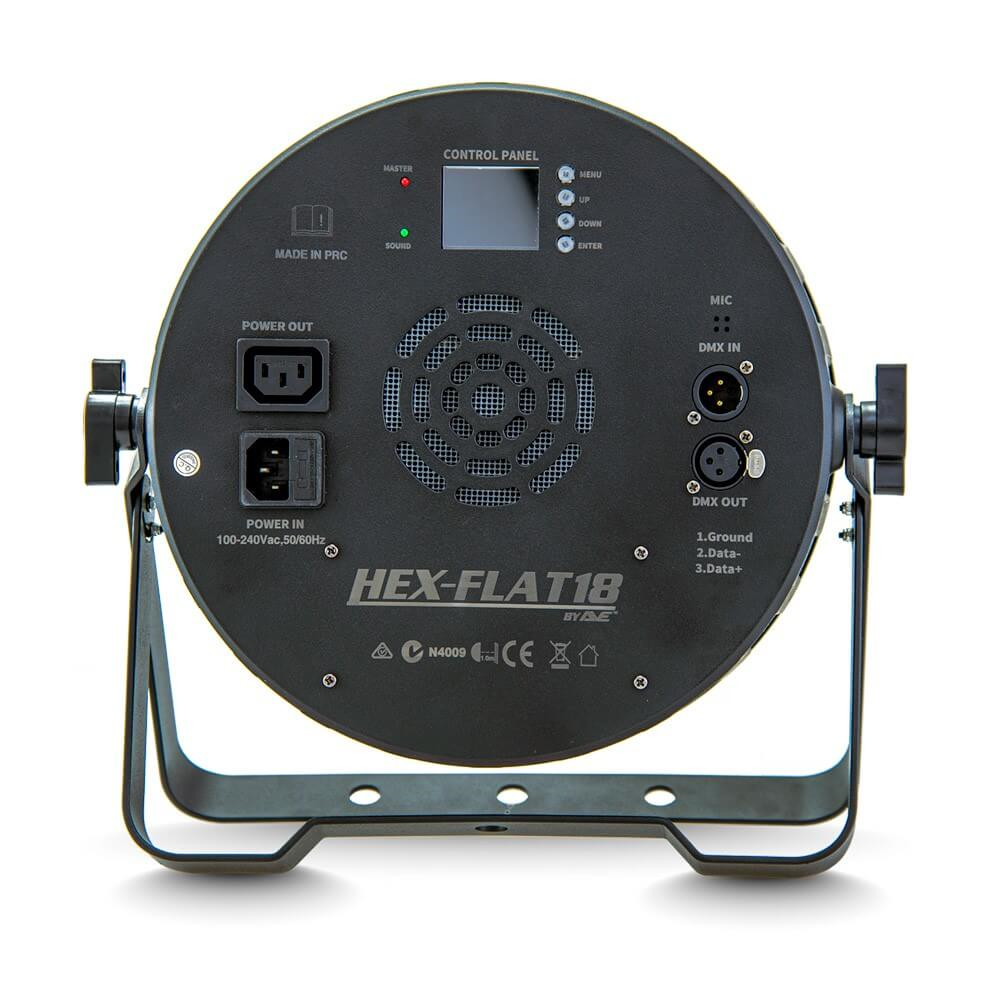 AVE HEX-FLAT18 Hex-Colour 18x12W LED Par Can - RGBAW+UV