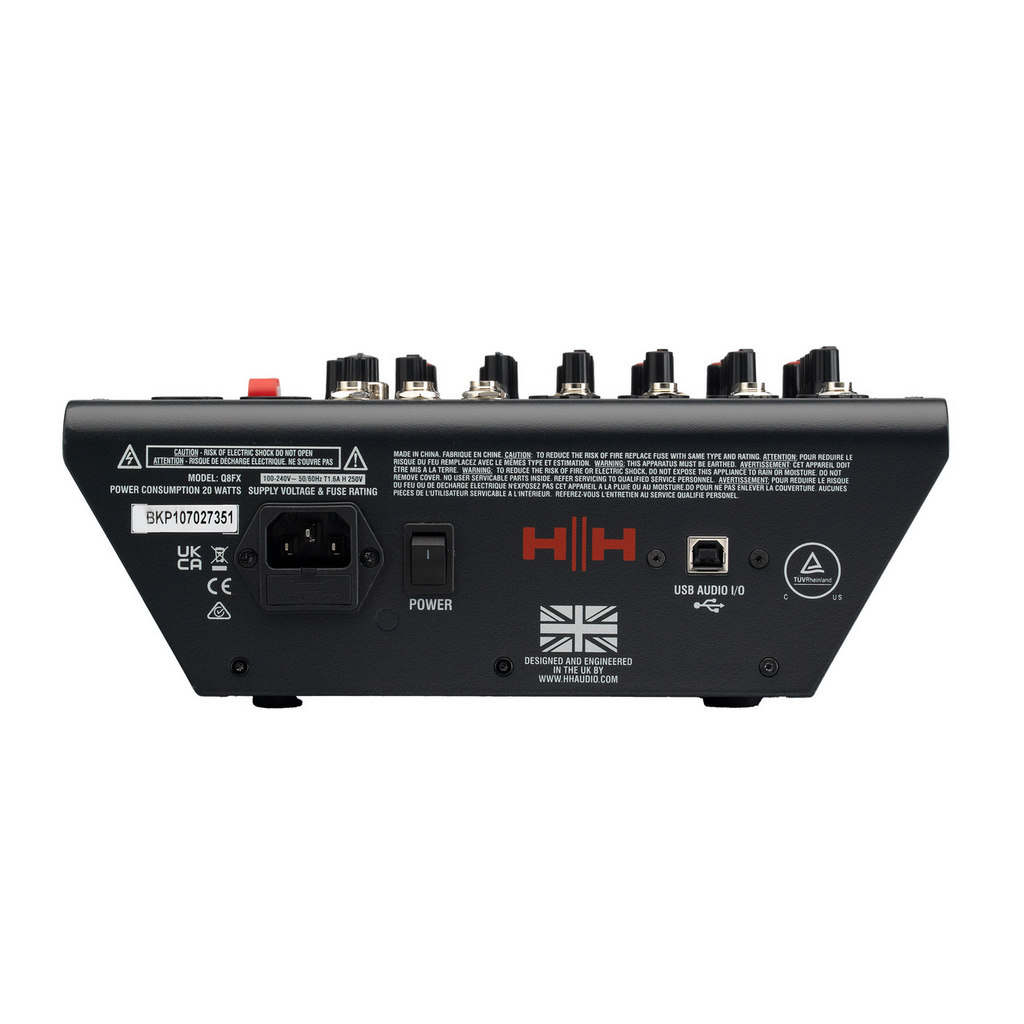 HH Q8FX 8Ch Analogue Mixing Console