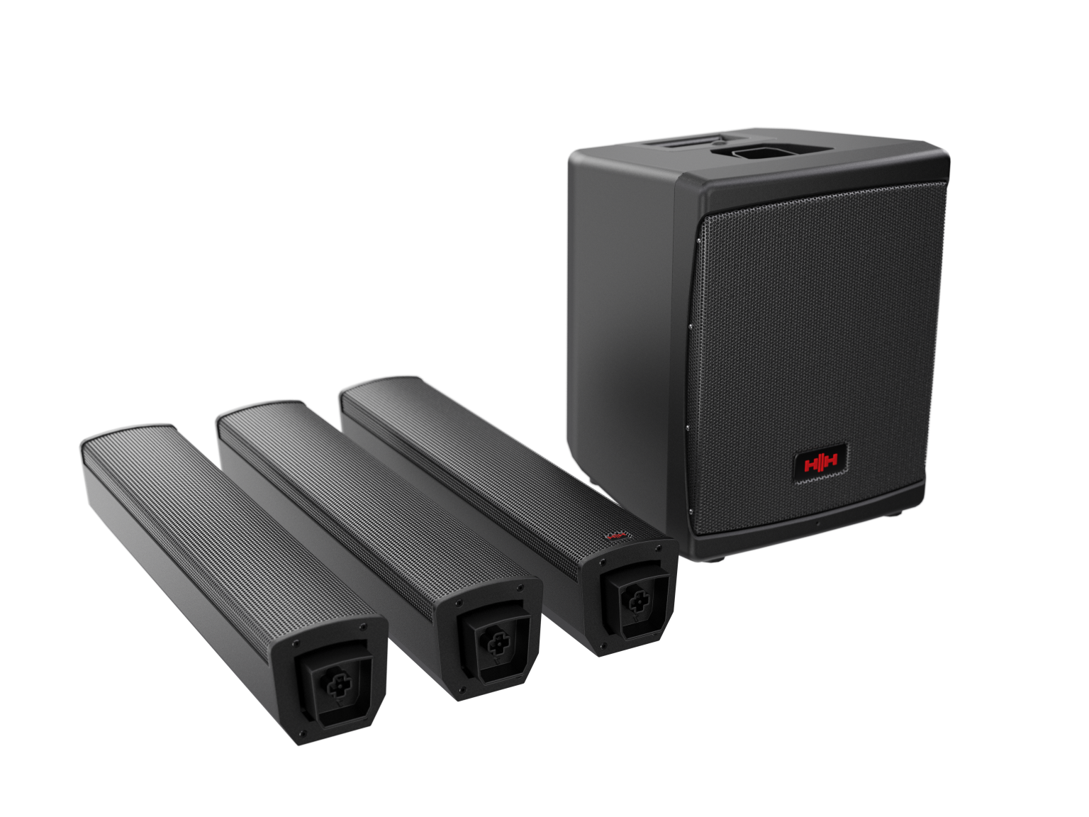 HH TENSOR-SOLO-BK Portable Column Speaker System
