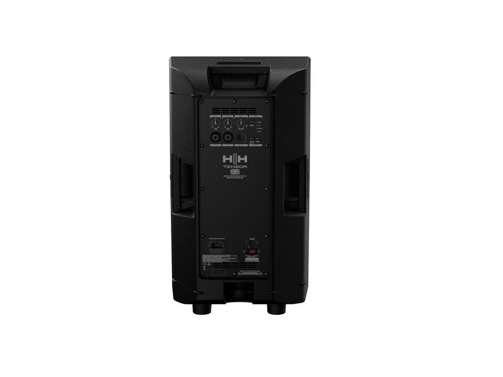 HH TRE-1201 12-inch powered speaker with 1400W output, featuring professional audio design and robust construction.